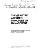 The Geriatric amputee: principles of management