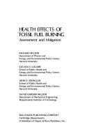 Health effects of fossil fuel burning