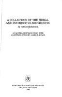 A collection of the moral and instructive sentiments