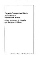 Expert-generated data