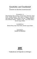 Preussen im Rückblick (Geschichte und Gesellschaft. Sonderheft) (German Edition)