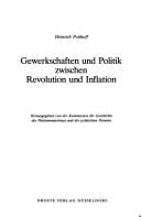 Gewerkschaften und Politik zwischen Revolution und Inflation