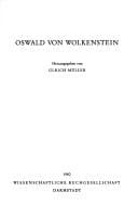 Oswald von Wolkenstein