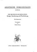 Die Mongolischen Epen