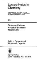 Lattice dynamics of molecular crystals