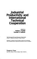 Industrial productivity and international technical cooperation