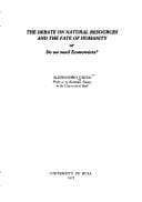 The debate on natural resources and the fate of humanity