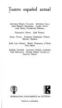 Teatro español actual