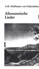 Allemannische Lieder