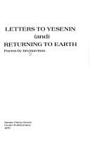 Letter to Yesenin (and) Returning to earth