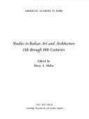 Studies in Italian art and architecture, 15th through 18th centuries