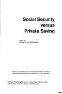Social Security versus private saving