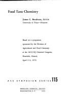 Food taste chemistry