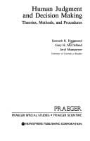 Human judgment and decision making: Theories, methods, and procedures