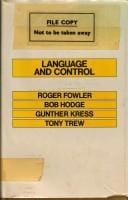 Language and control