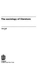 The sociology of literature