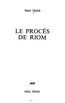 Le procès de Riom