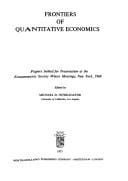 Frontiers of quantitative economics
