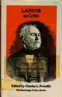 Landor as critic