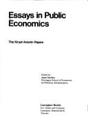 Essays in public economics