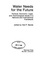 Water needs for the future