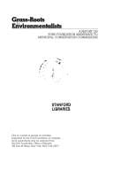 Grass-roots environmentalists