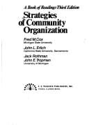 Strategies of community organization