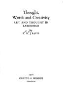 Thought, words and creativity