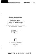 Windradl und Klapotetz