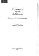 Renaissance, Barock, Aufklärung