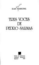Tres voces de Pedro Salinas
