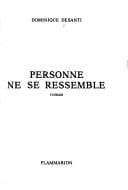 Personne ne se ressemble