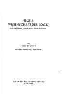 Hegels Wissenschaft der Logik und ihre Kritik durch Adolf Trendelenburg
