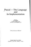 PASCAL-The Language and Its Implementation (Wiley Series in Computing)