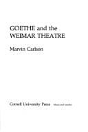 Goethe and the Weimar theatre