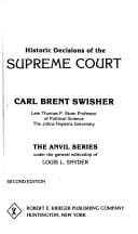 Historic decisions of the Supreme Court