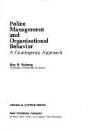 Police management and organizational behavior