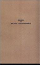 Reports to the Hon. George Stoneman, Governor of California