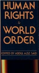 Human rights and world order