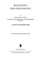 Biochemie der Ernährung