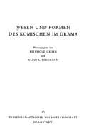 Wesen und Formen des Komischen im Drama
