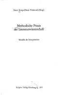 Methodische Praxis der Literaturwissenschaft