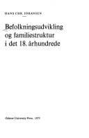 Befolkningsudvikling og familiestruktur i det 18. århundrede