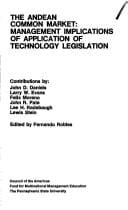 The Andean Common Market