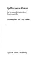 Carl Sternheims Dramen