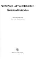 Wissenschaftssoziologie