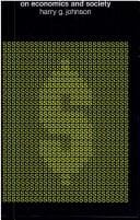 On economics and society