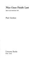 Nice guys finish last