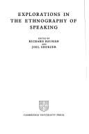 Explorations in the ethnography of speaking