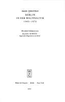 Berlin in der Weltpolitik, 1945-1970